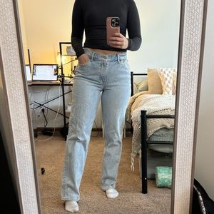 Abercrombie & Fitch the 90s Straight Low Rise Curve Love Jean